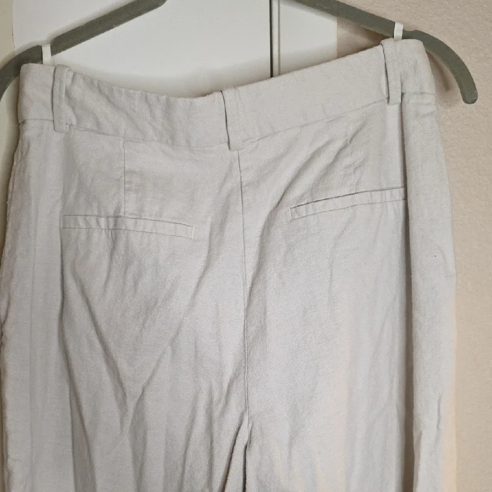 Open Edit Everyday Linen Blend Pants • Grey Moonbeam 2️⃣ - Picture 11 of 11